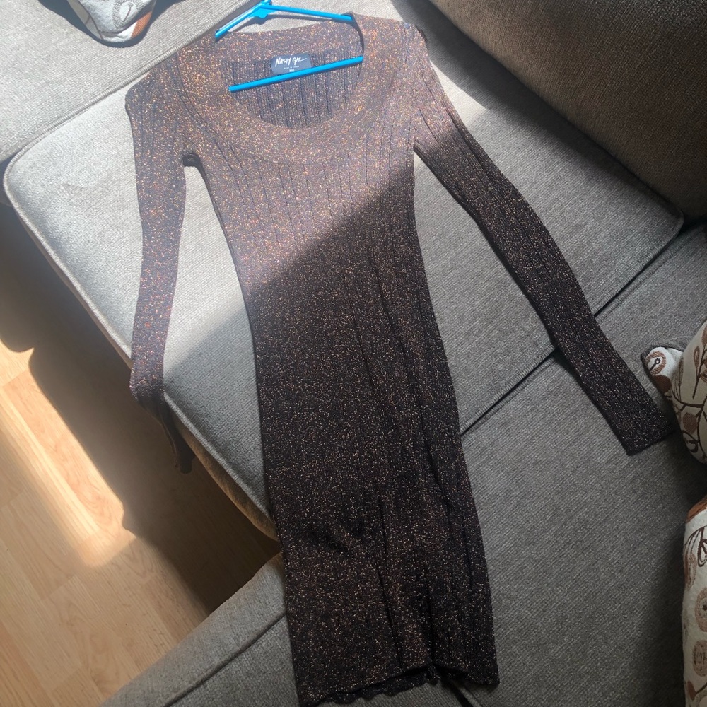 Nasty Gal super sparkley party dress